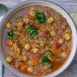 Harira (Moroccan stew with chicken, chickpeas, lentils and rice) | pamela salzman