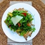 chicken paillard with arugula
