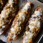 Tex-Mex Stuffed Sweet Potato Skins by Pamela Salzman Tex-Mex Stuffed Sweet Potato Skins by Pamela Salzman