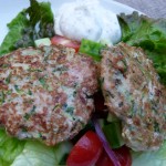 mediterranean turkey and zucchini burgers