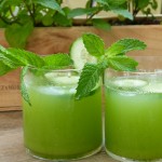 mint, cucumber, and vodka cocktail | pamela salzman