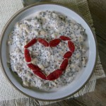 overnight refrigerator oat and chia porridge