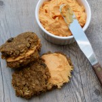 vegan pumpkin oatmeal spice cookies with sweet potato cream cheese frosting | pamela salzman