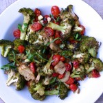 balsamic-roasted broccoli and cherry tomatoes | pamela salzman