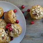 cranberry-orange almond flour muffins