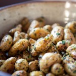 roasted fingerling potatoes with gremolata