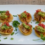 mini chicken tostadas