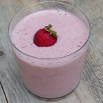 strawberry-cucumber smoothie