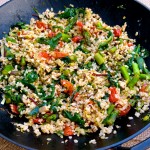 Italian Fried Rice with brown rice and veggies