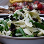 fennel and green bean salad with olives