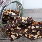 dark chocolate bark for gift-giving