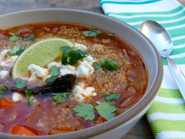 How to Make Caldo Tlalpeño Soup Recipe with Quinoa Pamela Salzman