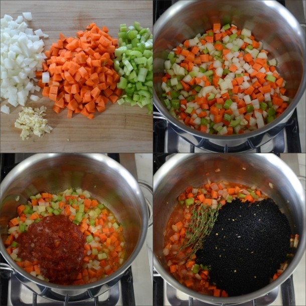 brown rice and lentil soup | pamela salzman
