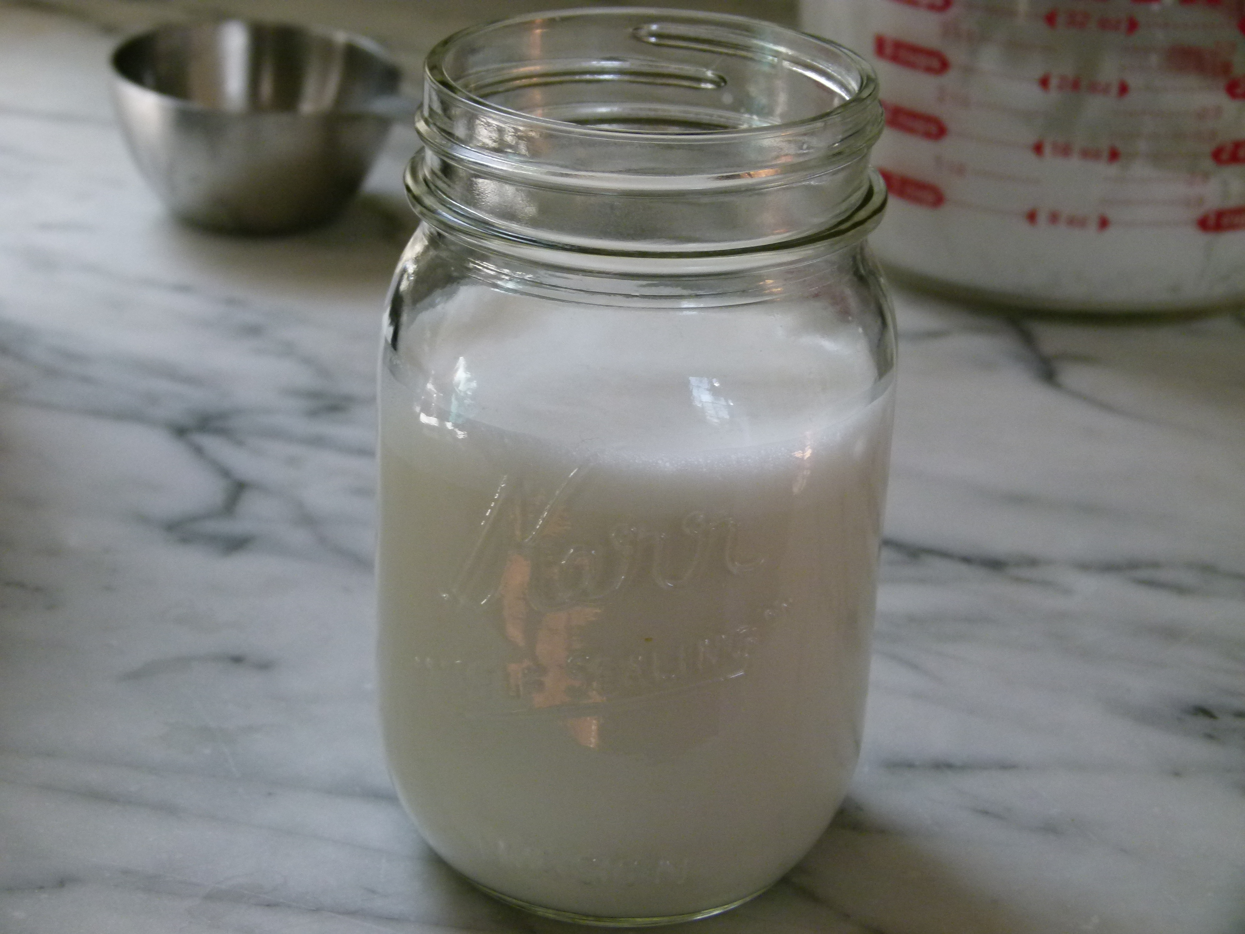 Homemade Almond Milk - From The Larder