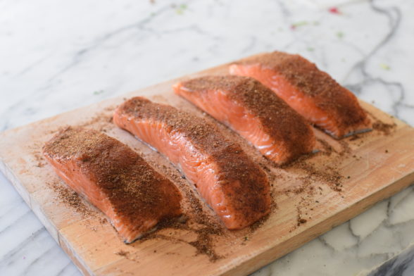 Spice-Rubbed Salmon | Pamela Salzman