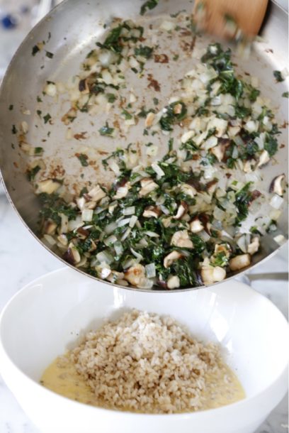 Kale, Mushroom and Brown Rice Bake | Pamela Salzman