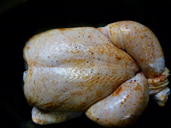 slow cooker whole chicken