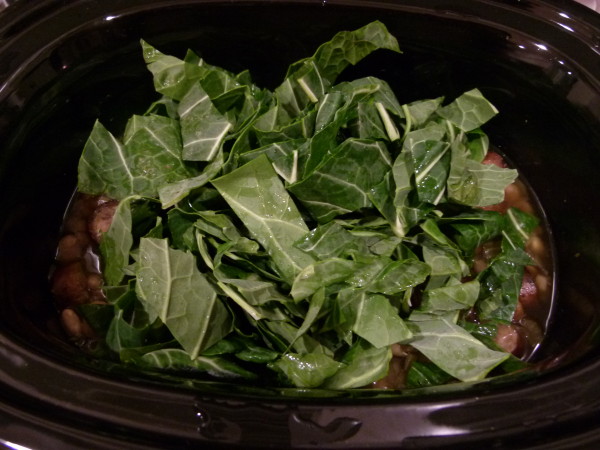 add collard greens 20 minutes before serving 