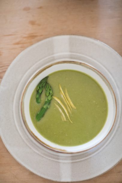 Creamy, Dairy-Free Asparagus Soup | Pamela Salzman