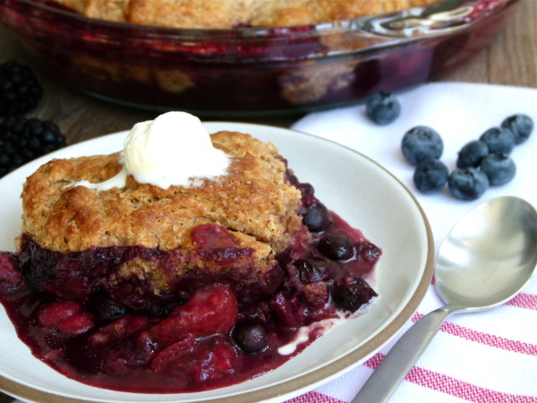 Mixed Berry Cobbler Recipe | Pamela Salzman