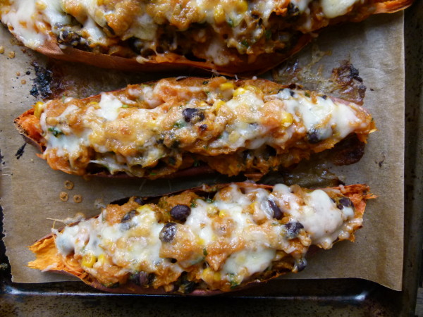 Tex-Mex Stuffed Sweet Potato Skins by Pamela Salzman