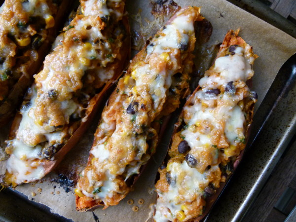 Tex-Mex Stuffed Sweet Potato Skins by Pamela Salzman