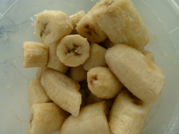 frozen bananas