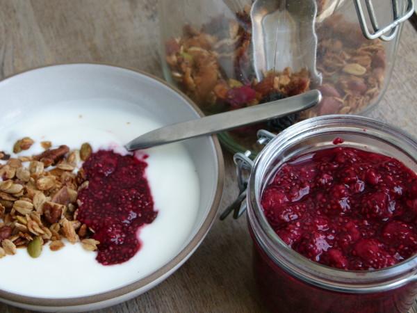 raspberry chia seed jam by Pamela Salzman