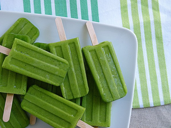 Green Monster Popsicle | 30 Healthy Homemade Popsicles | Homemade Recipes