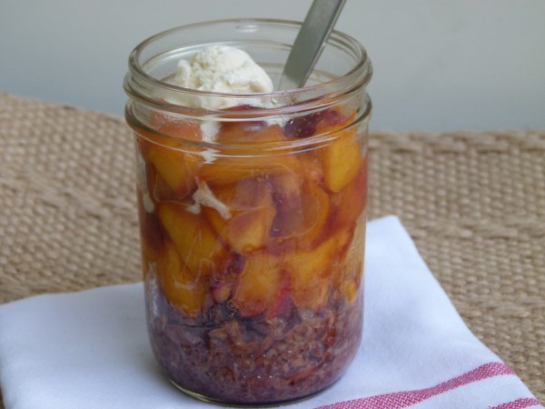 individual warm peach pie pot | pamela salzman