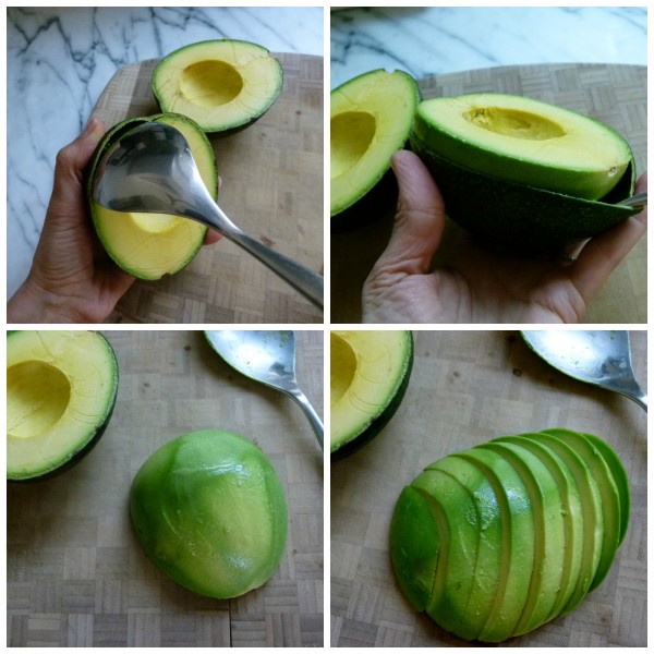 How to scoop an avocado from its shell