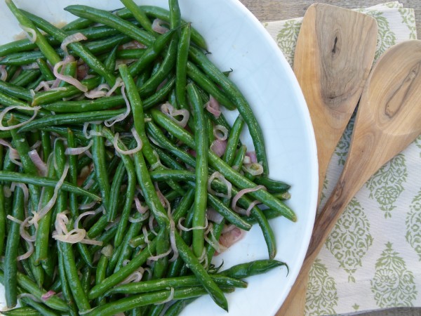 spicy honey lemon green beans | pamela salzman