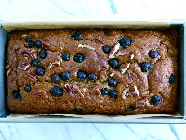 blueberry-banana spelt bread | pamela salzman