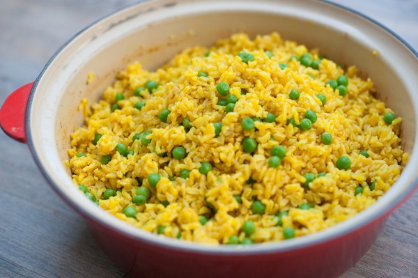 Indian basmati rice with peas | Pamela Salzman