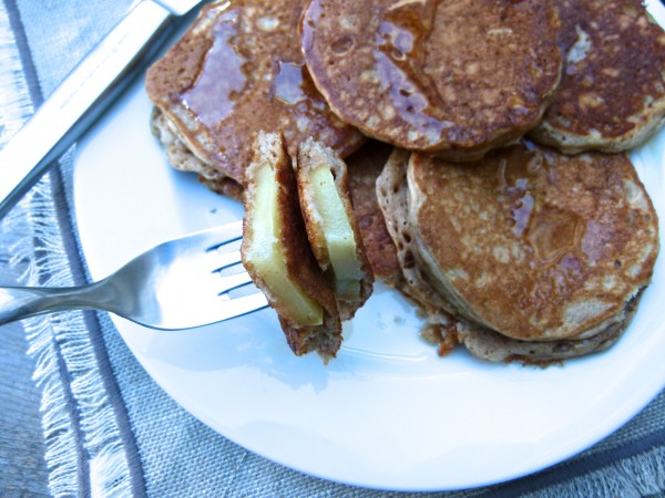 apple-dipped pancakes | pamela salzman