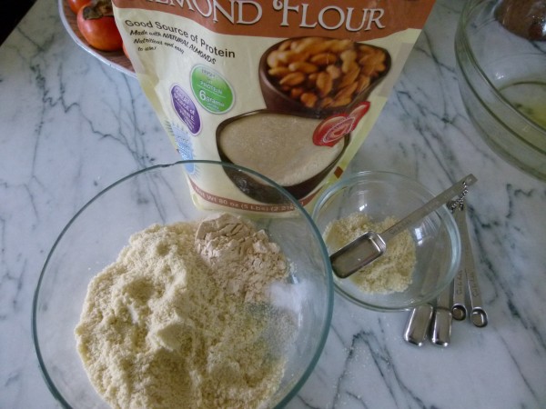 almond flour and coconut flour