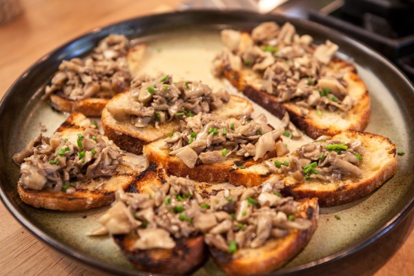 Hen of the Woods Mushroom Toast | Pamela Salzman