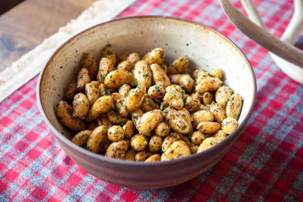 roasted fingerling potatoes with gremolata |  pamela salzman