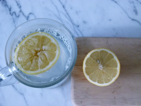 Warm water with lemon