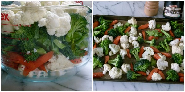 Vegetables reading for roasting 