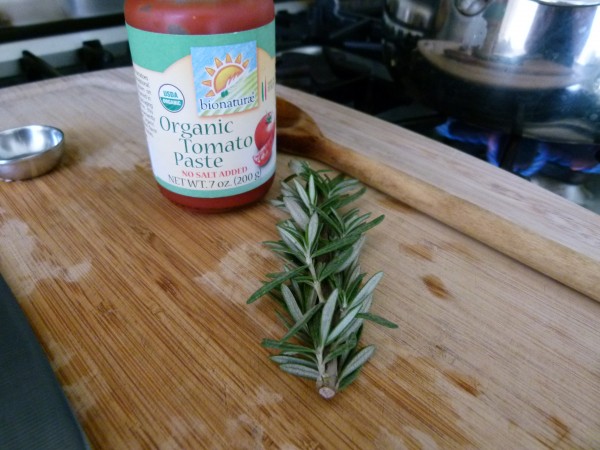 tomato paste and rosemary