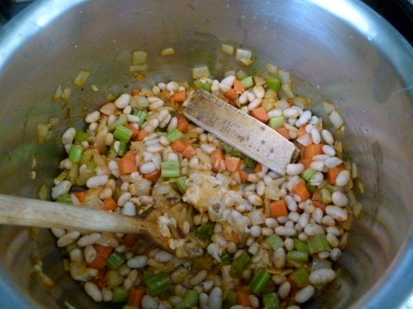 soup in progress