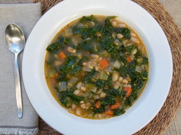 white bean and kale minestrone | pamela salzman