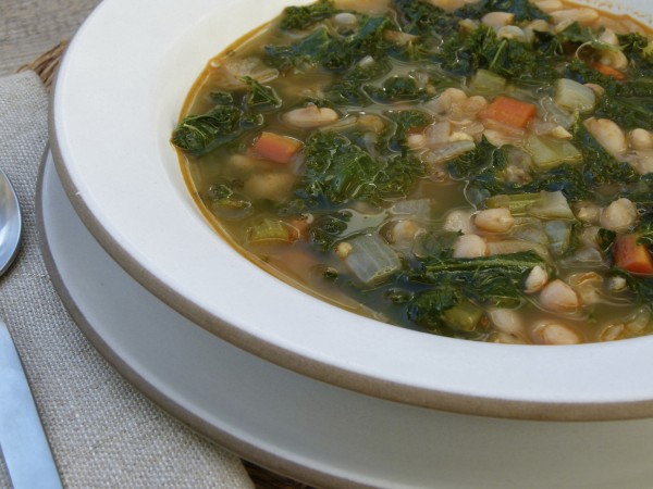 white bean and kale minestrone | pamela salzman