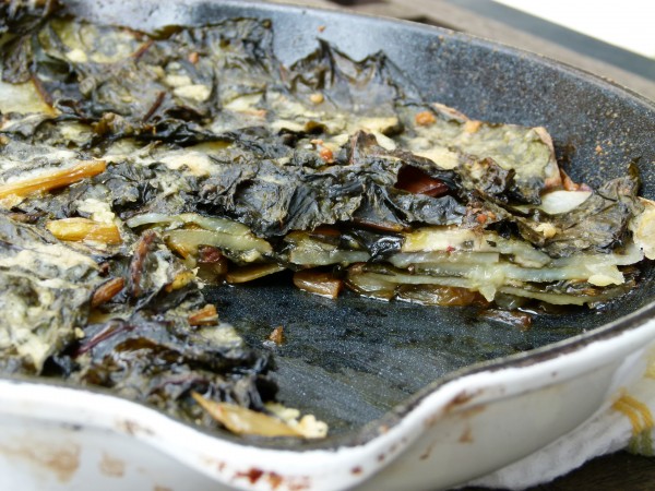 Swiss chard and potato gratin | Pamela Salzman