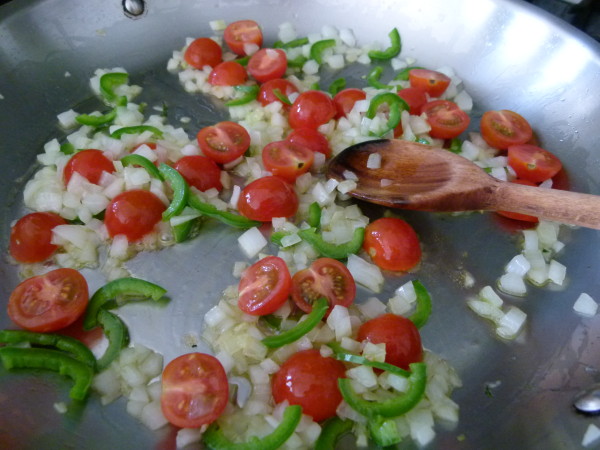 add the cherry tomatoes