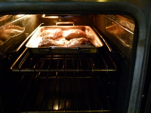 under the broiler