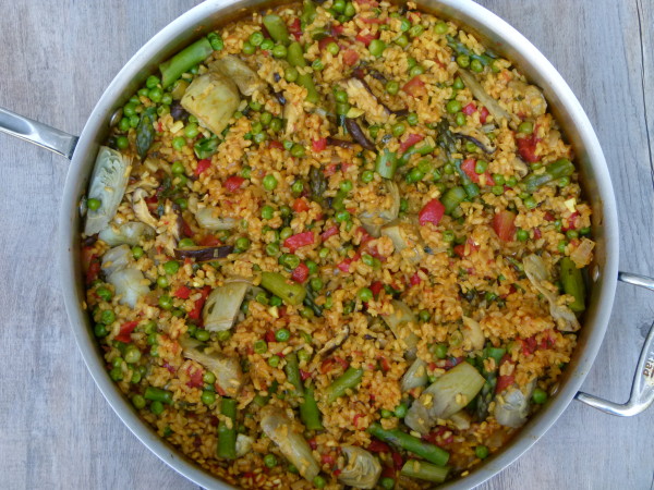 vegetable paella | pamela salzman