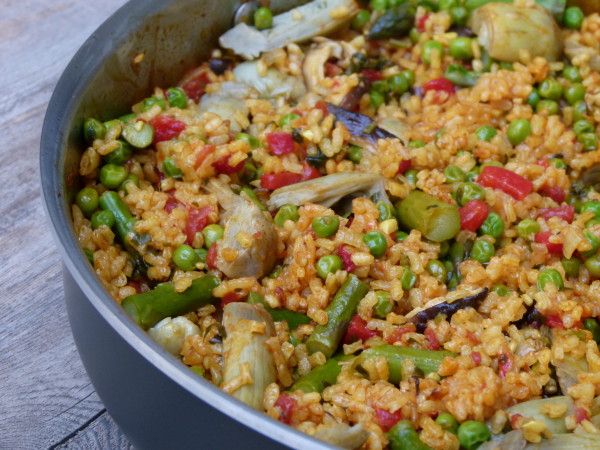 vegetable paella | pamela salzman