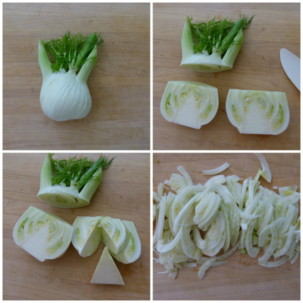 cutting fennel